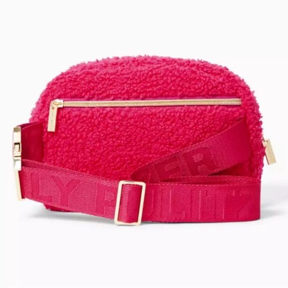 Lilly Pulitzer Pink, Jeanie Sherpa Crossbody Bag. - Picture 8 of 8